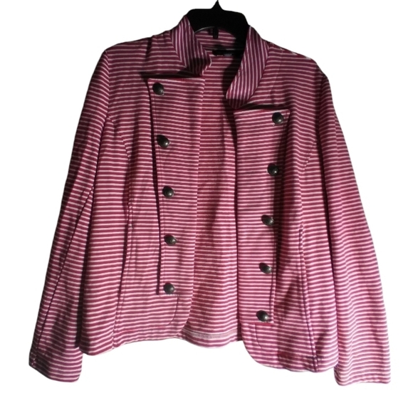 Tommy Hilfiger Red and White Jacket - Picture 1 of 7
